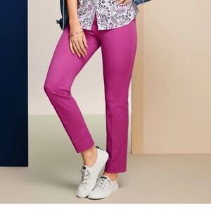 TALBOTS‎ Chatham Ankle Pants Purple Size 10